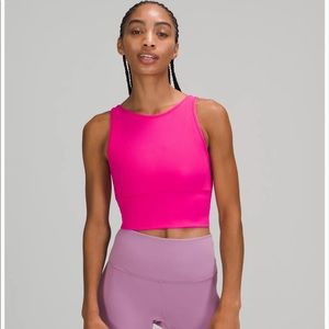 Lululemon sonic pink power pivot tank NWT